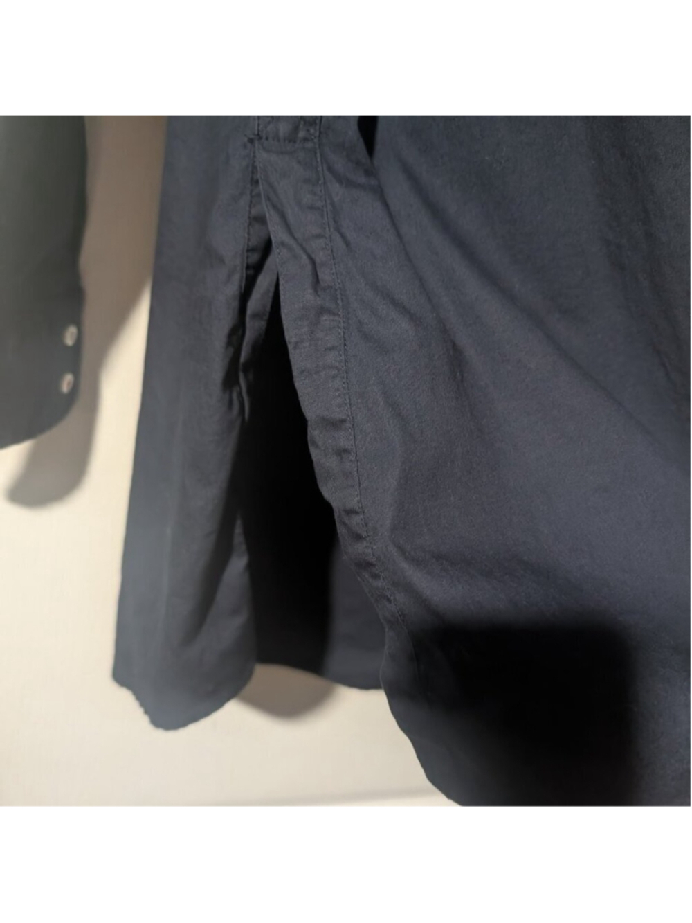 Pink Tartan | Ruffle Collar Tunic In Navy - Picture 7 of 9